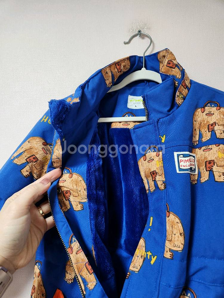 3T 4T pimpollo 파랑색 올인원 스키복--5