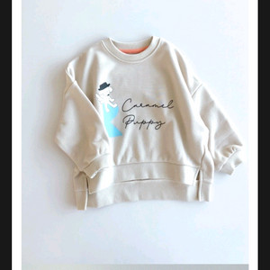 로아앤제인 색감이 예쁘고 편하게 입기 좋은 맨투맨 120 사이즈 새상품