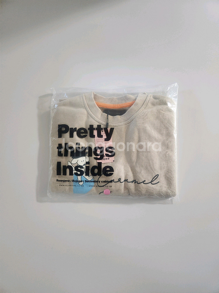 로아앤제인 색감이 예쁘고 편하게 입기 좋은 맨투맨 120 사이즈 새상품--4