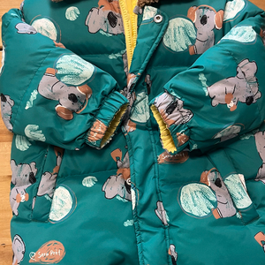 밀리밤 양면 패딩점퍼 120