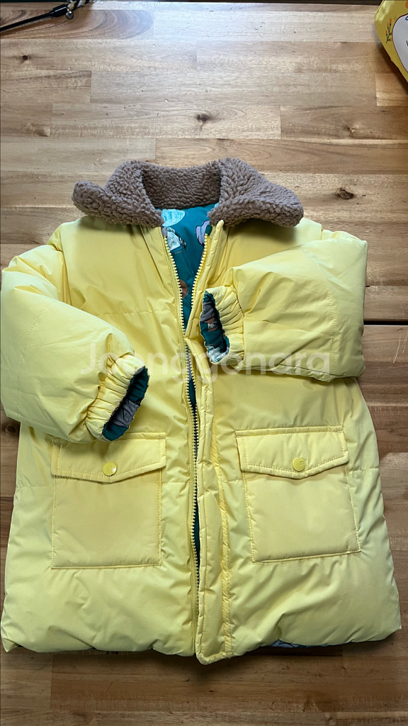 밀리밤 양면 패딩점퍼 120--1