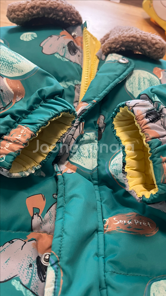 밀리밤 양면 패딩점퍼 120--4