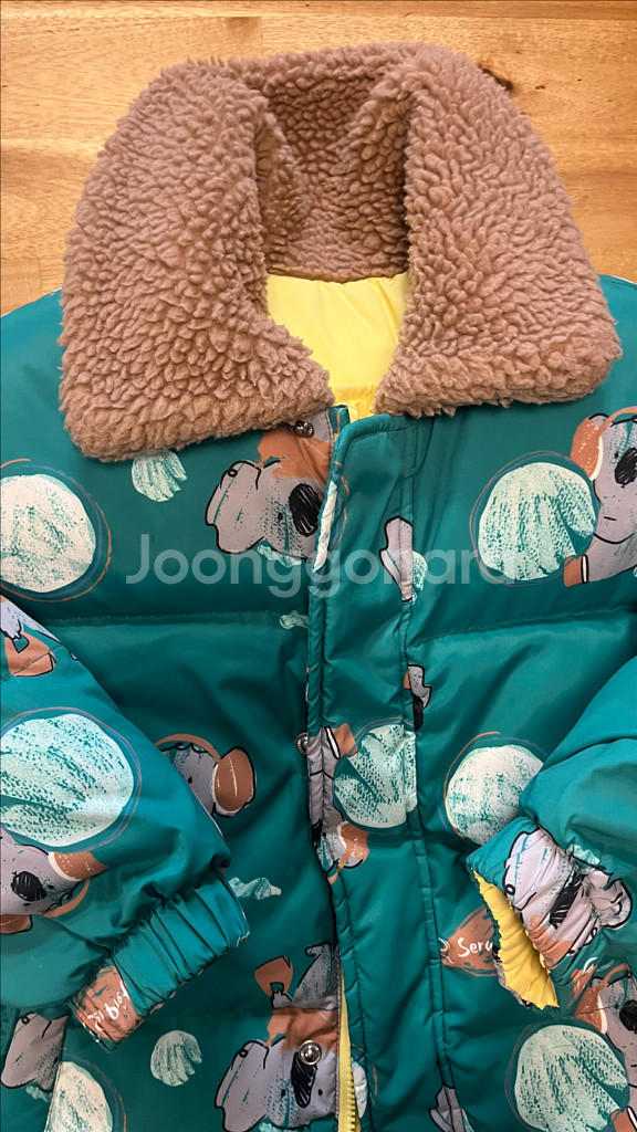 밀리밤 양면 패딩점퍼 120--5