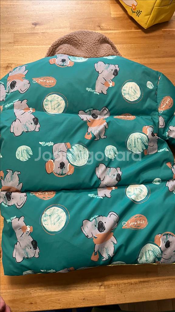 밀리밤 양면 패딩점퍼 120--7