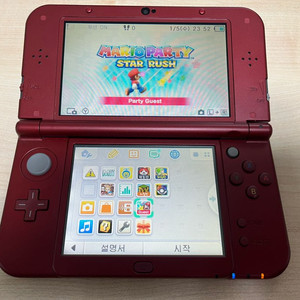 닌텐도 new 3DS XL 레드 뉴큰삼다수 상태좋음