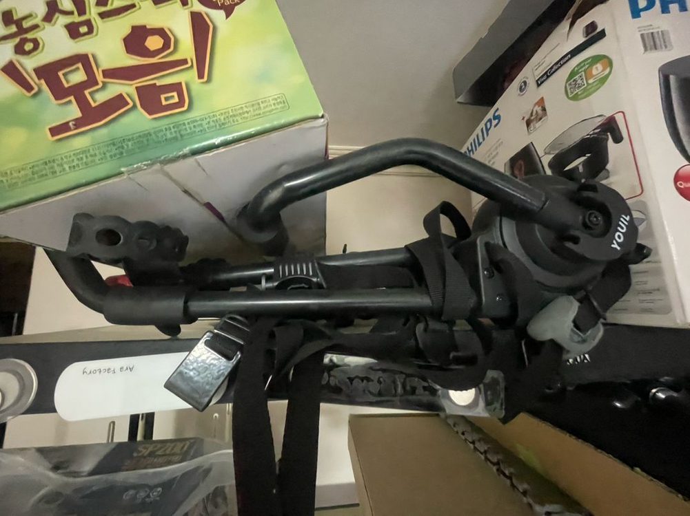 네고가능 유일 자전거캐리어 블랙박스 하이패스 타프 가로바 리무진 의전 시트 스타렉스에 장착했음 타차량 기존레 이미지