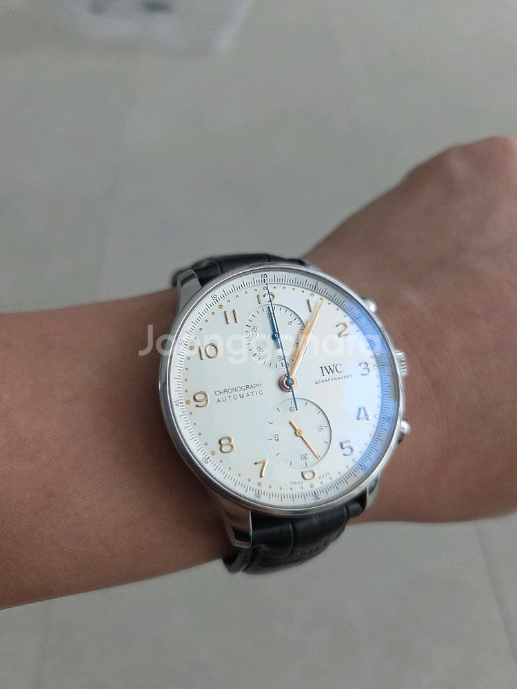 IWC 포르투기저 신형 골드핸즈 41mm--0