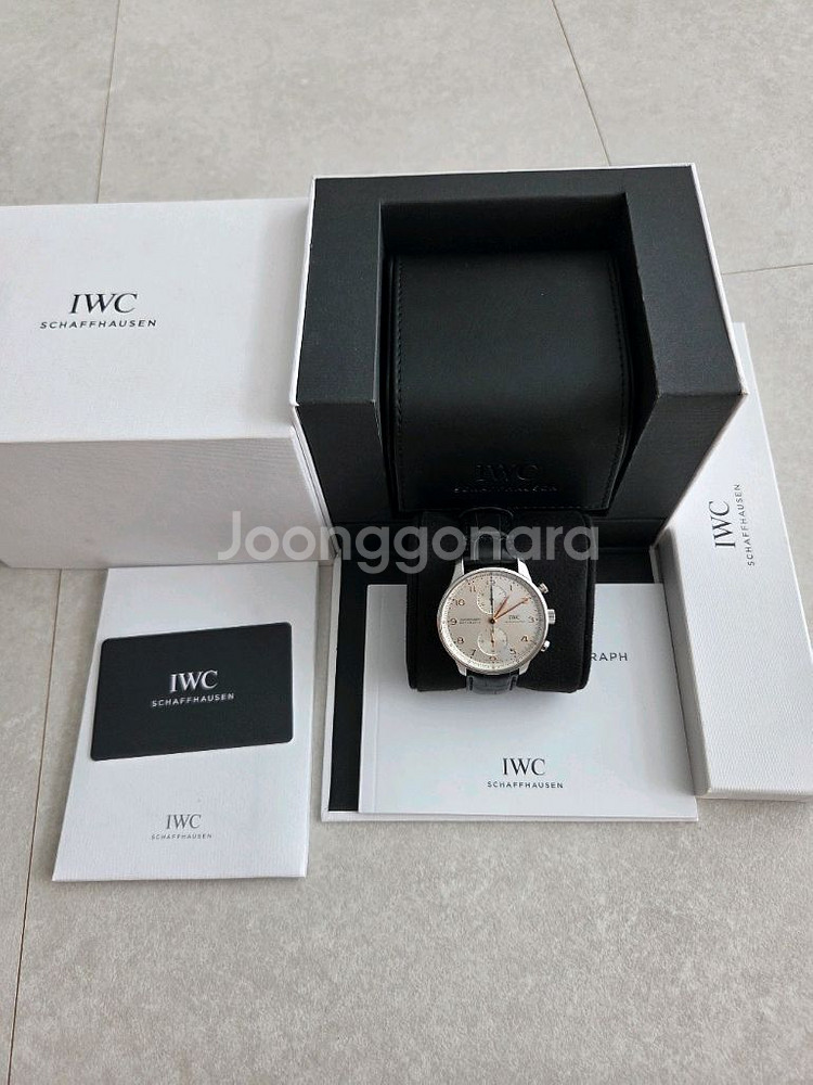 IWC 포르투기저 신형 골드핸즈 41mm--4