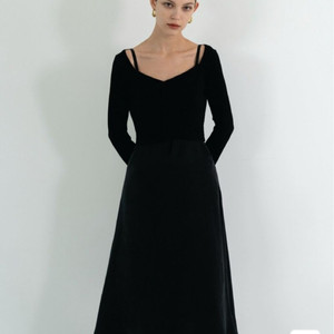 레트흐드레뚜왈 블랙슬립원피스