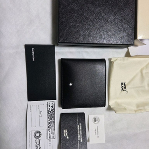 중고 몽블랑 7163 남성용 반지갑팝니다. 이미지