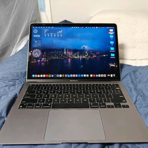 맥북에어 M1 16/512 배터리 100