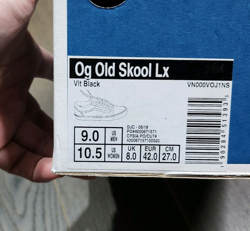 반스 볼트 올드스쿨 레더 VN000VOJ1NS 270사이즈 이미지