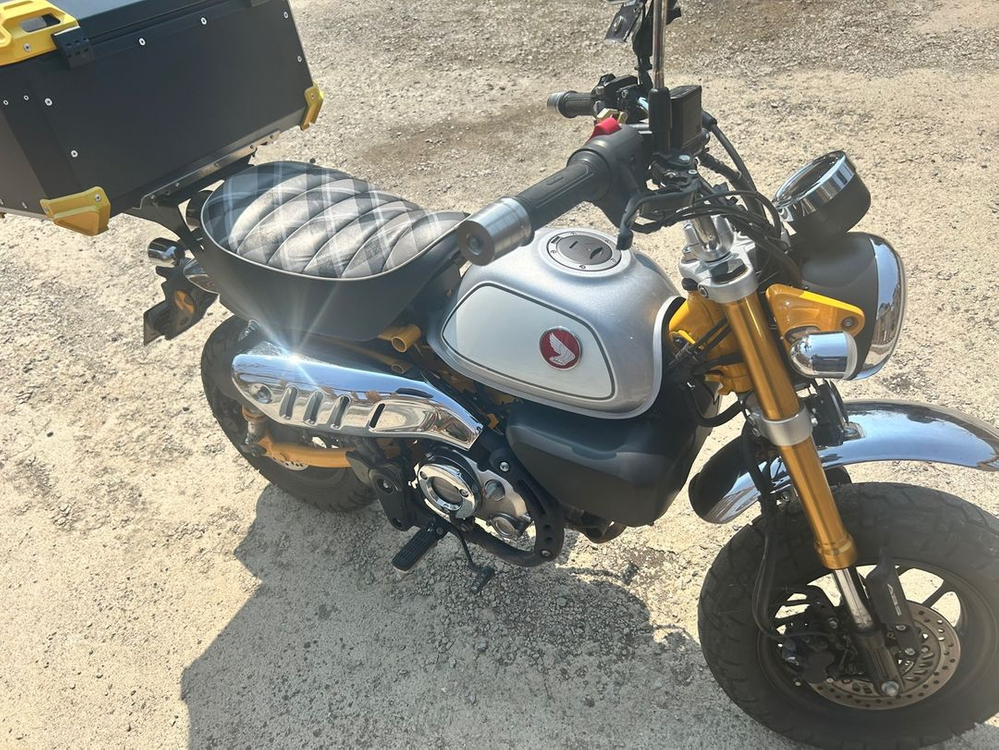 혼다 몽키 125 옐로우 이미지