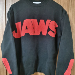 칼리프에쉬 죠스 콜라보 블랙 오버핏 니트 105 사이즈 판매합니다~!