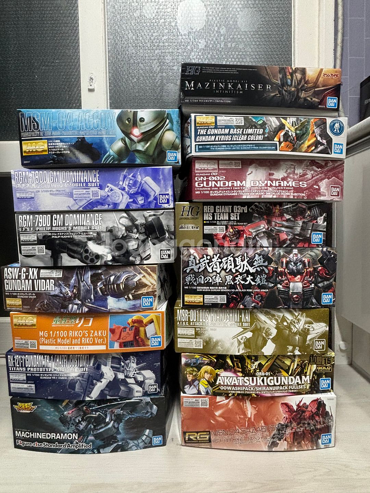 프반 프리미엄반다이 건담 프라모델 건프라 싸게 처분합니다.--1