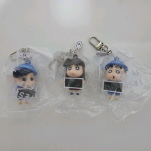 짱구 MBTI 피규어 키링/수지/흑곰/철수