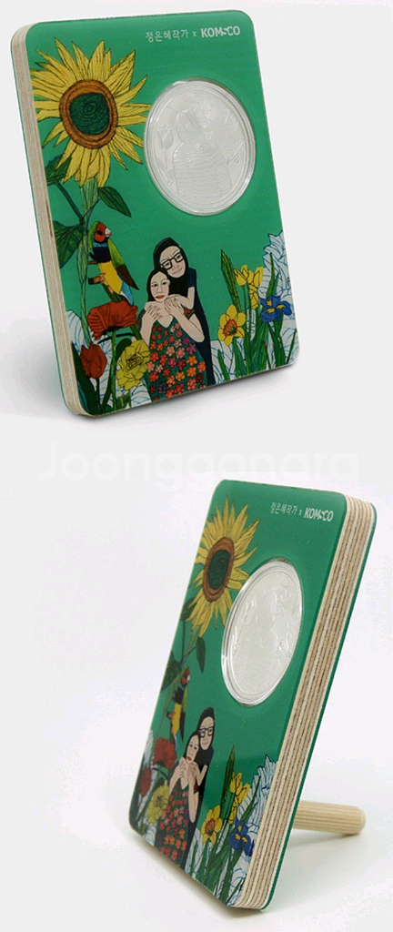 한국조폐공사 (한정판) 정은혜작가 프루프 은메달--3