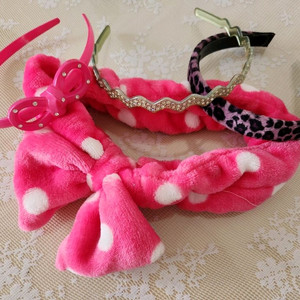 다양한 머리띠 4개 세트 일괄