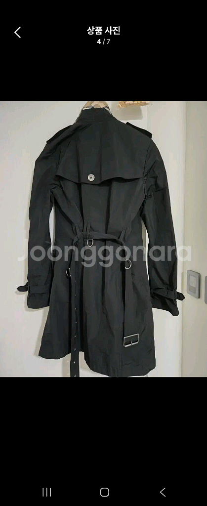 버버리 트렌치코트 (정품감정서 유)--3