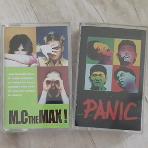 MC THE MAX! & PANIC 카세트테이프 2개 일괄판매