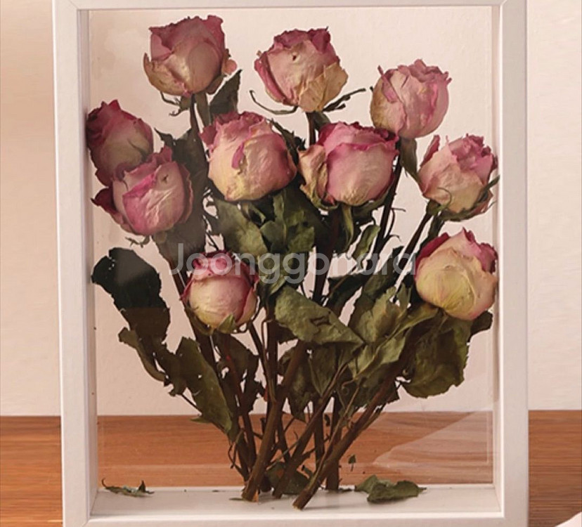 아크릴 투명 부케 보관 액자--0