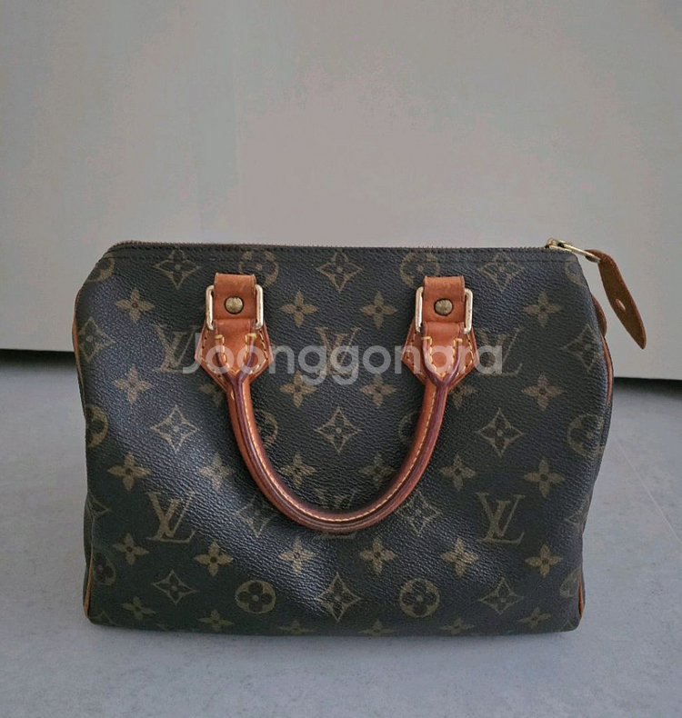 루이비통 스피디25 모노그램 핸드백. 택배 포함.--0