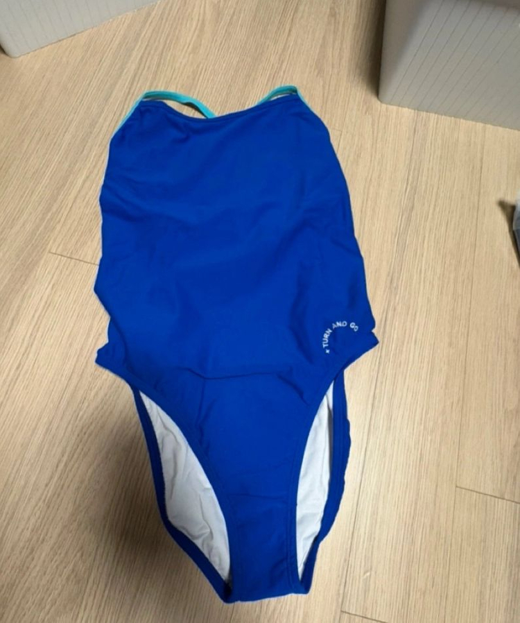 미착용) 턴앤고 블루 수영복 L--4
