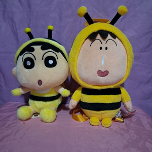 꿀벌 짱구인형&맹구인형백팩.2개일괄