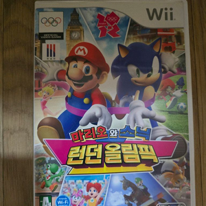 닌텐도위 Wii 마리오와 소닉 런던올림픽 게임 이미지
