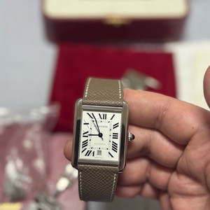 까르띠에 탱크 솔로 스틸메탈XL