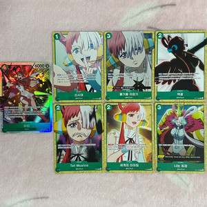 원피스 카드 게임 한글판 프로모 우타 SR 레어 P C 일괄 이미지