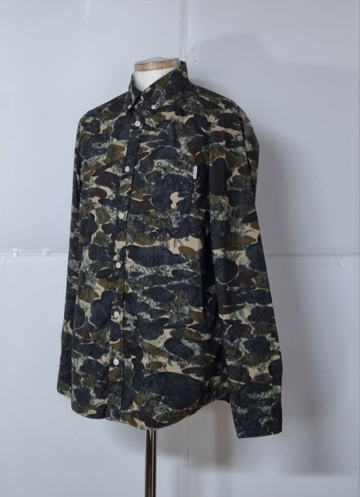 95)칼하트L/SCAMO ROSE SHIRT밀리터리셔--1