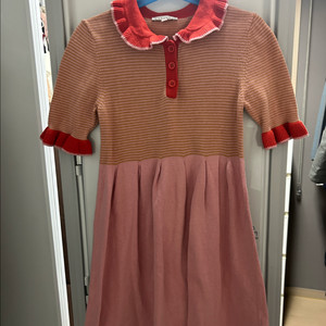 캬라멜 니트 원피스 6y