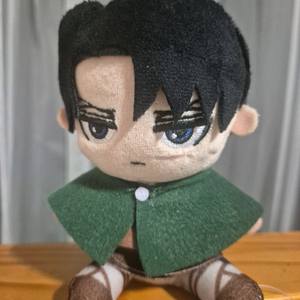 진격의 거인 리바이 봉제인형 누이구루미 키링