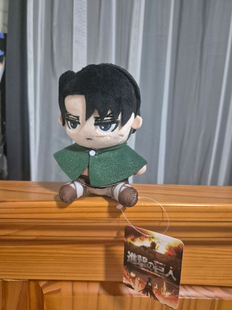 진격의 거인 리바이 봉제인형 누이구루미 키링--2