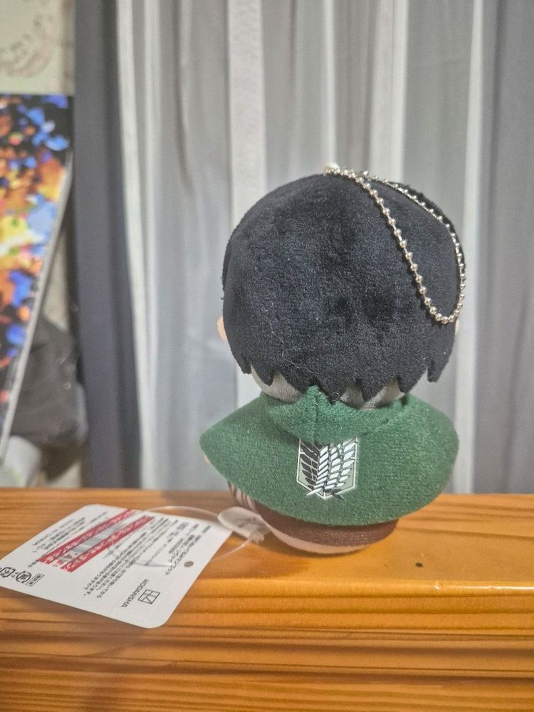 진격의 거인 리바이 봉제인형 누이구루미 키링--4