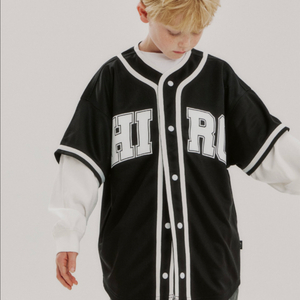 히로 베이스볼 자켓 블랙 140사이즈
