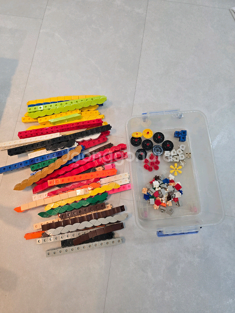 킨더큐브 블록 교구, 교재 세트--0