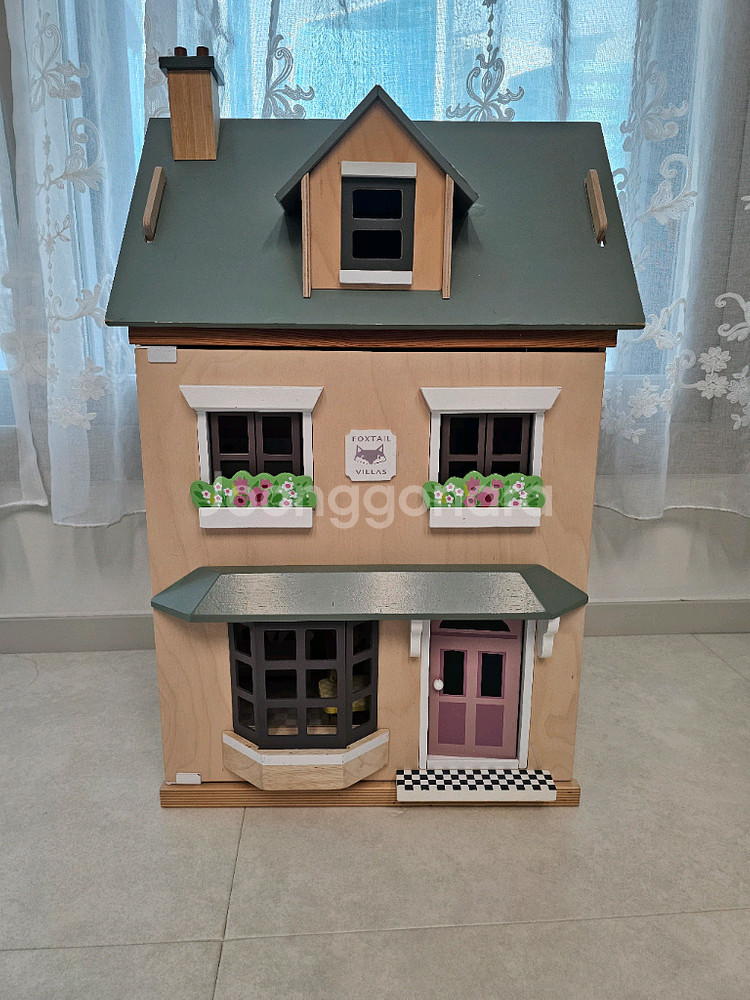 텐더리프 폭스테일 원목 인형의집--0