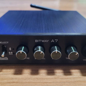비트웨이 Bitway A7 100W 2.1ch 인티앰프 판매. (Sky 어댑터 포함)