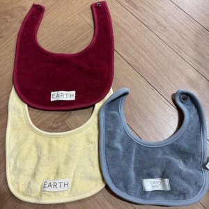 아기 턱받이 3개 세트