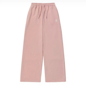(새상품) 우알롱 시그니처 와이드 팬츠 핑크 S 이미지