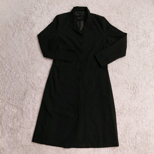 여성 버튼 롱 셔츠 원피스 (55-77)