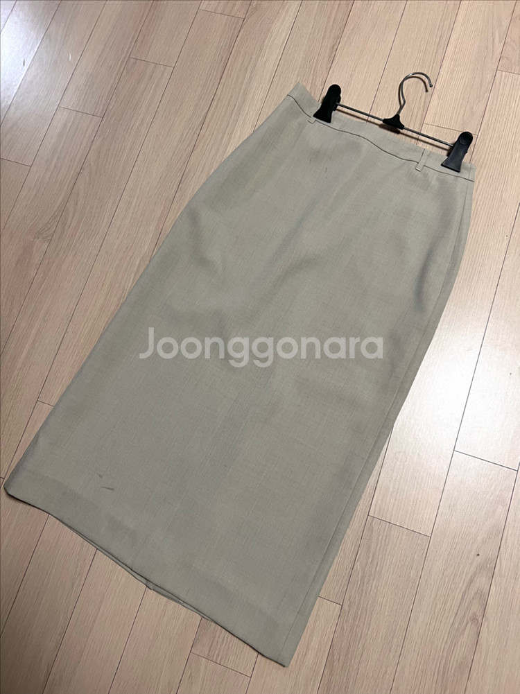 데일리룩 DAILYLOOK 더로우벨트스커트 펜슬 롱치마 H라인 오피스룩--4