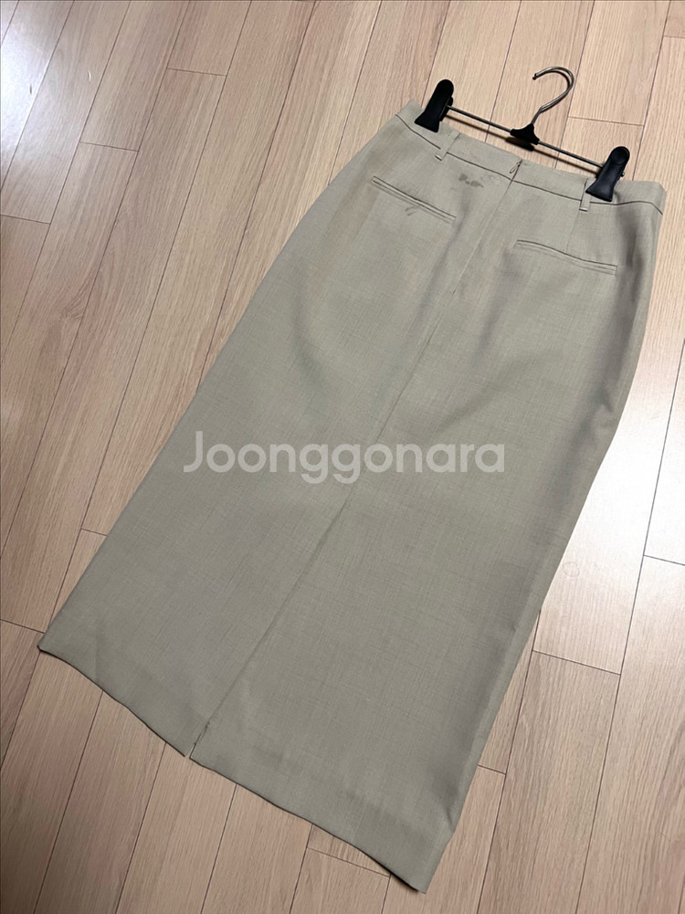 데일리룩 DAILYLOOK 더로우벨트스커트 펜슬 롱치마 H라인 오피스룩--5