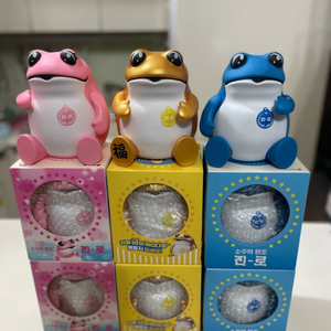 진로 두꺼비 피규어 황금 파랑 핑크 1.2만원!! 3개 이미지