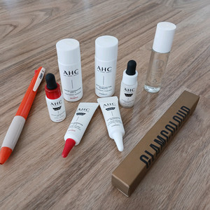 AHC 에센스 아이크림 세럼, 멜로디 향수, 알제이 마스카라