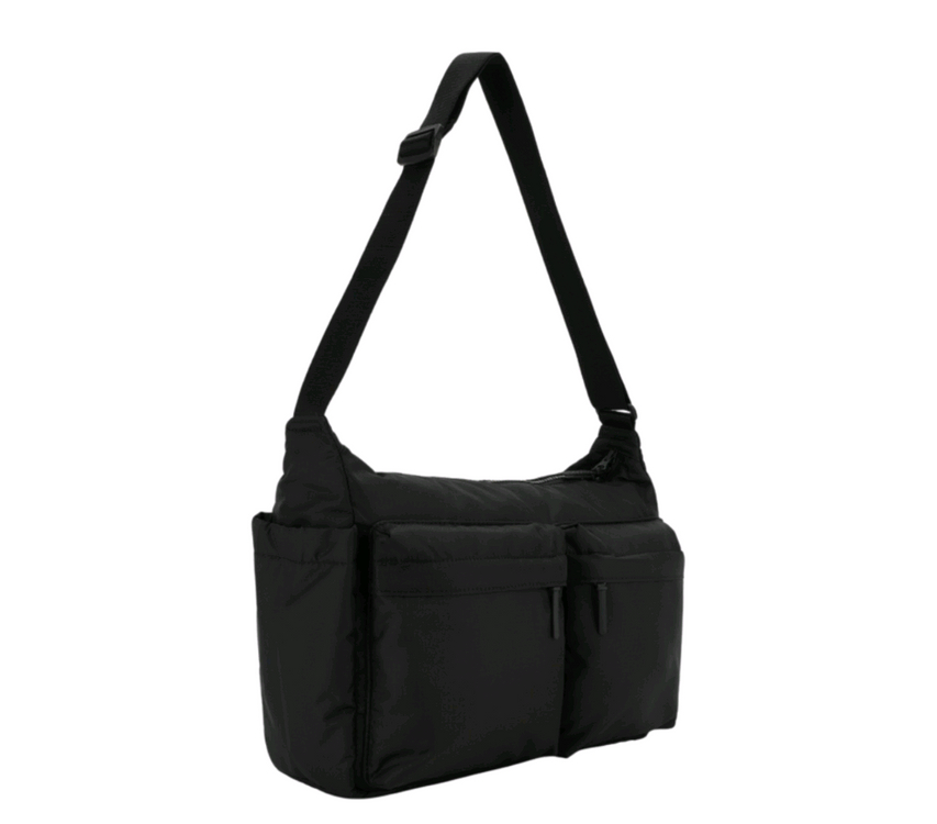 유니클로 멀티포켓 숄더백 블랙--2