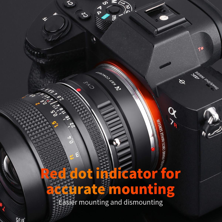 KnF Concept CY-E 콘탁스 C/Y 렌즈-소니 E 어댑터 (뒤캡포함) (새상품) 이미지