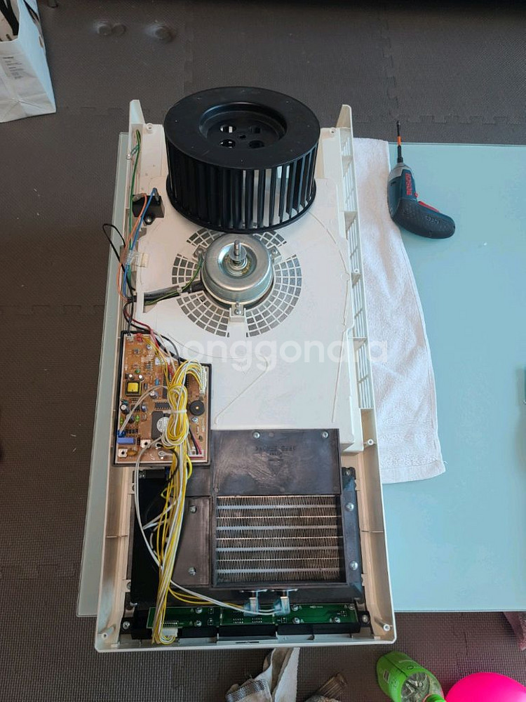 위닉스 전기온풍기 FFC300-S1(거의A급,3,000W,해체하여 세척및청소완)--7